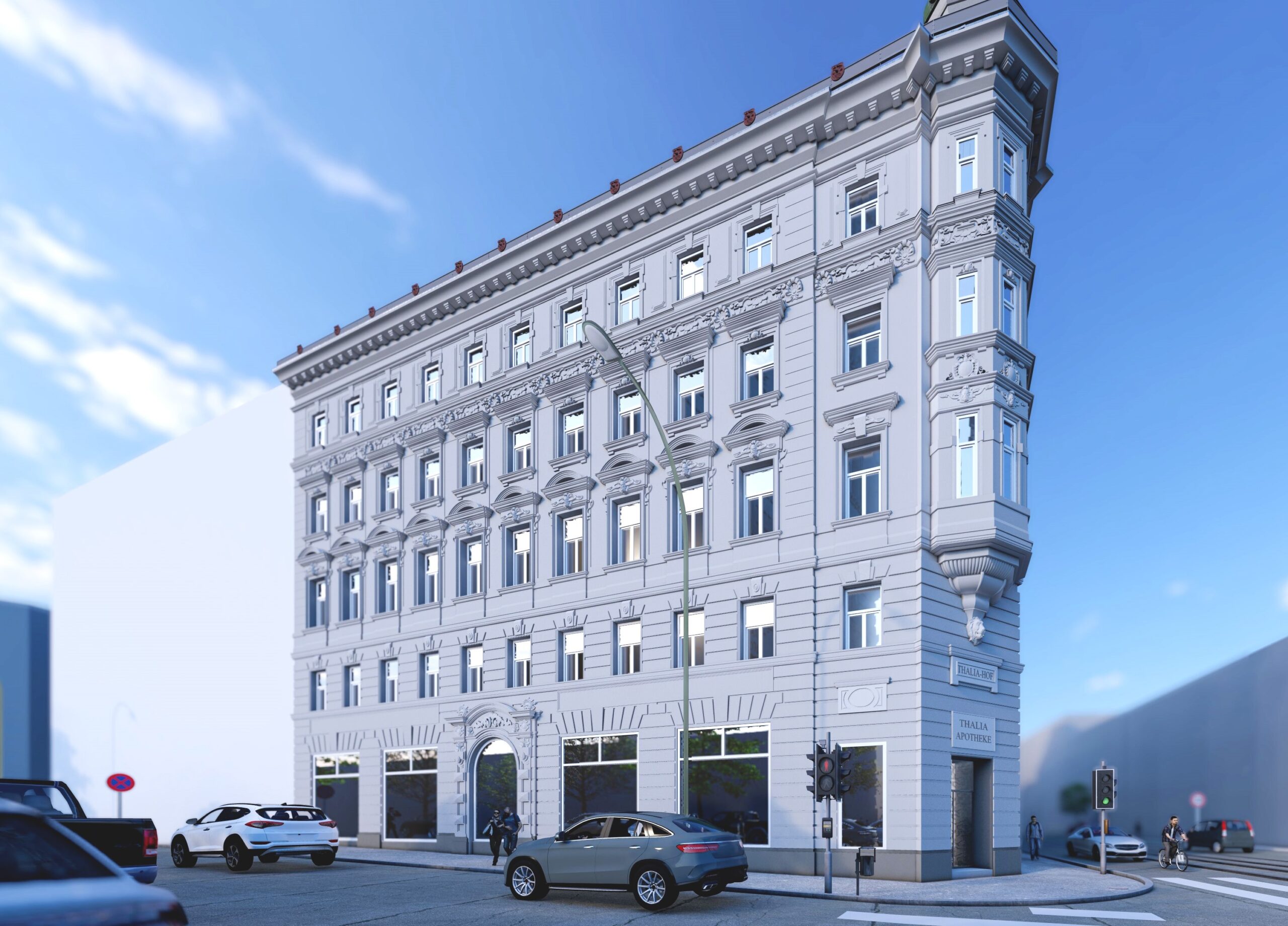 Visualisierung Fassade seitlich